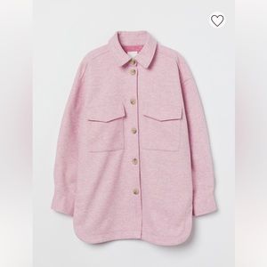 H&M Fleece Shirt Jacket